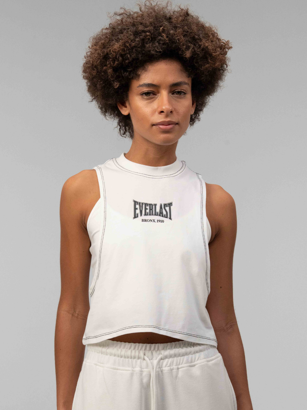 Everlast Dot Collection Comfort Fit Beyaz Kadın Atlet