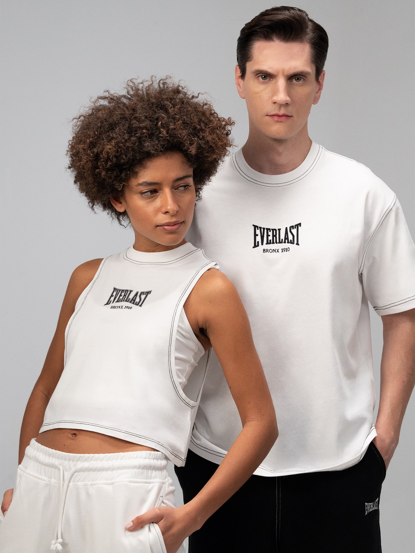 Everlast Dot Collection Comfort Fit Beyaz Kadın Atlet