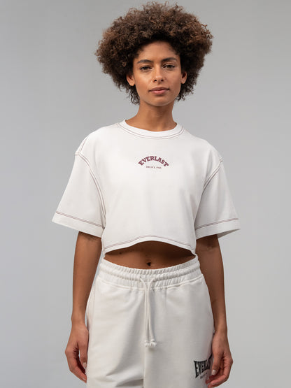 Everlast Graphic Collection Comfort Fit Beyaz Kadın Tişört