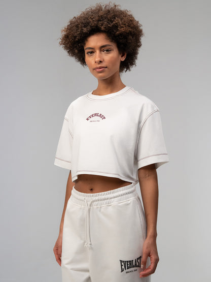 Everlast Graphic Collection Comfort Fit Beyaz Kadın Tişört