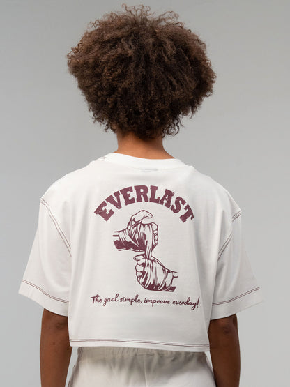 Everlast Graphic Collection Comfort Fit Beyaz Kadın Tişört