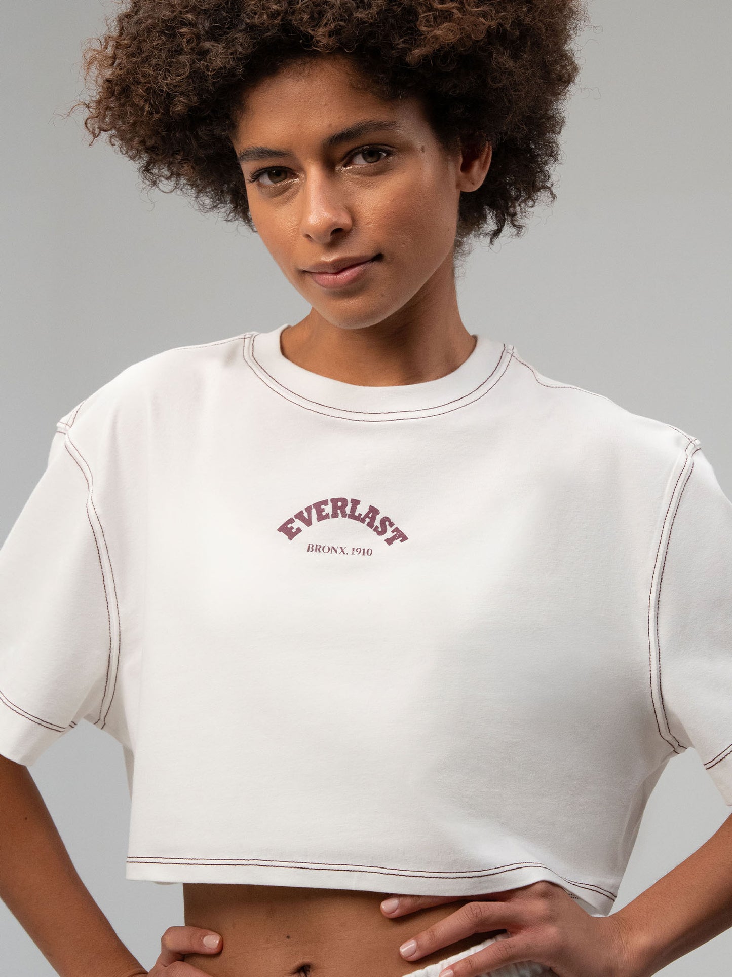 Everlast Graphic Collection Comfort Fit Beyaz Kadın Tişört