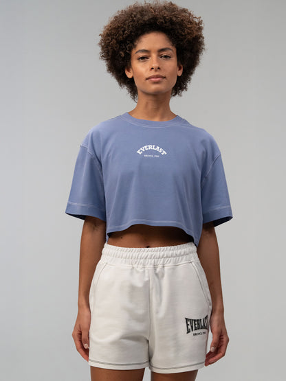 Everlast Graphic Colleciton Comfort Fit İndigo Kadın Tişört