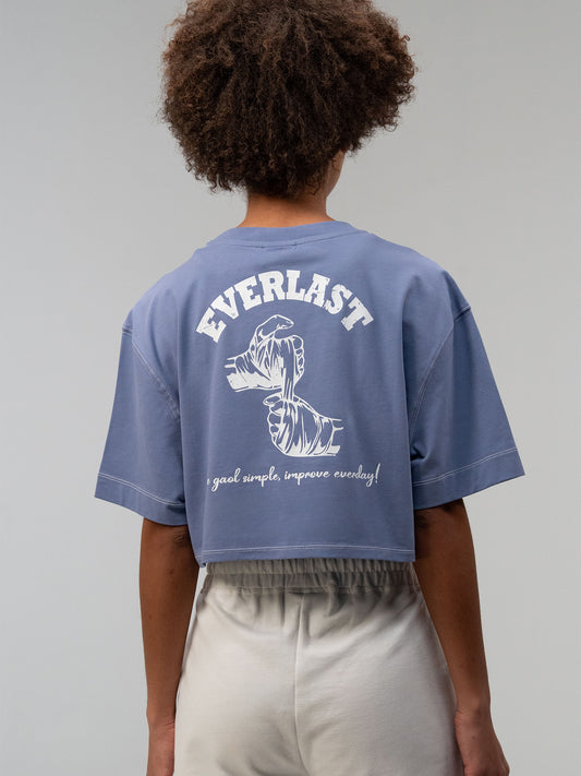 Everlast Graphic Colleciton Comfort Fit İndigo Kadın Tişört