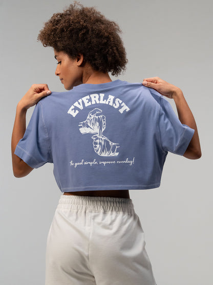 Everlast Graphic Colleciton Comfort Fit İndigo Kadın Tişört