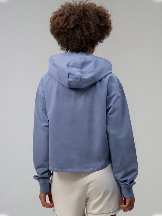 Everlast Dot Collection Comfort Fit İndigo Kadın Sweatshirt