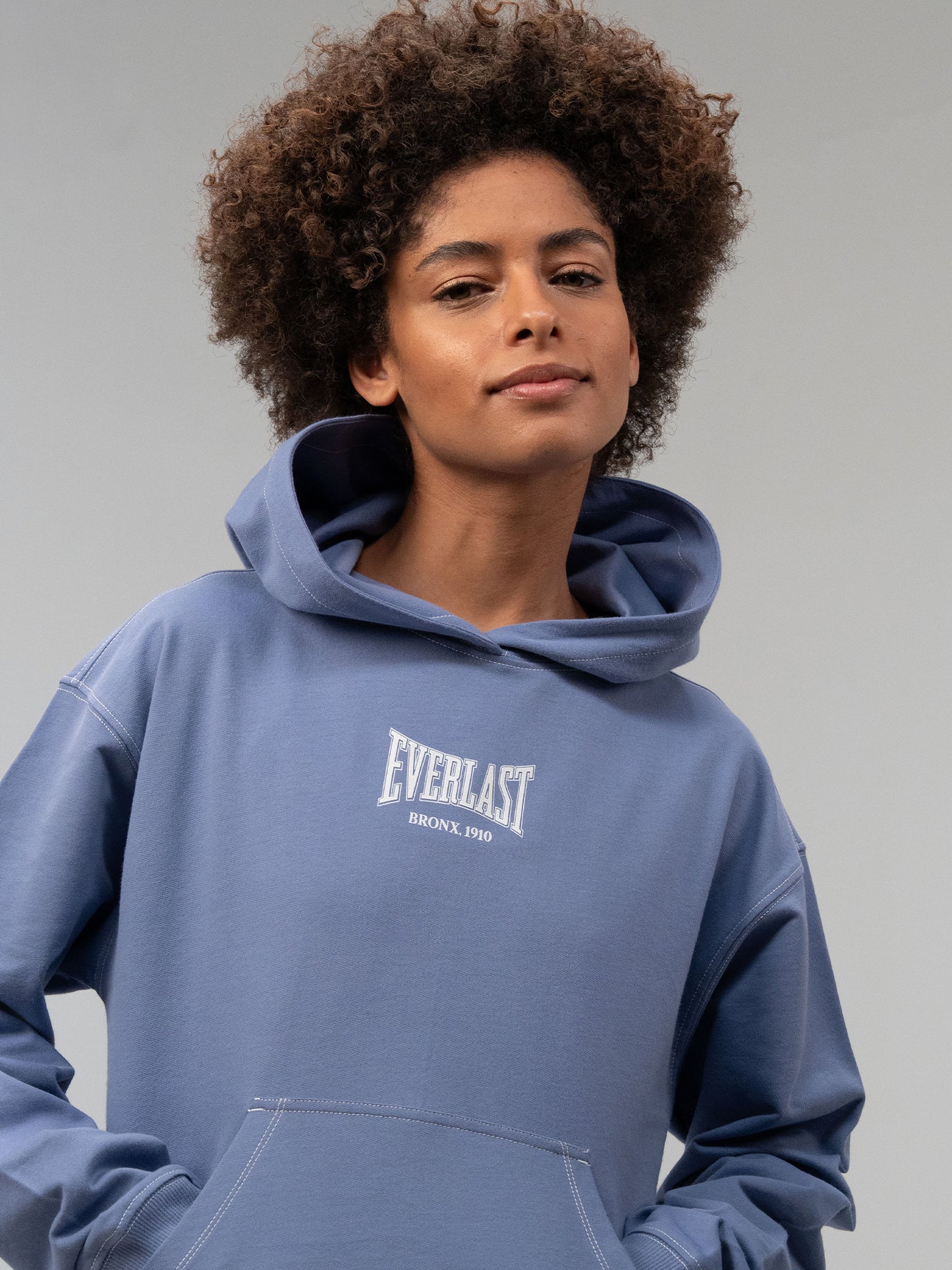 Everlast Dot Collection Comfort Fit İndigo Kadın Sweatshirt