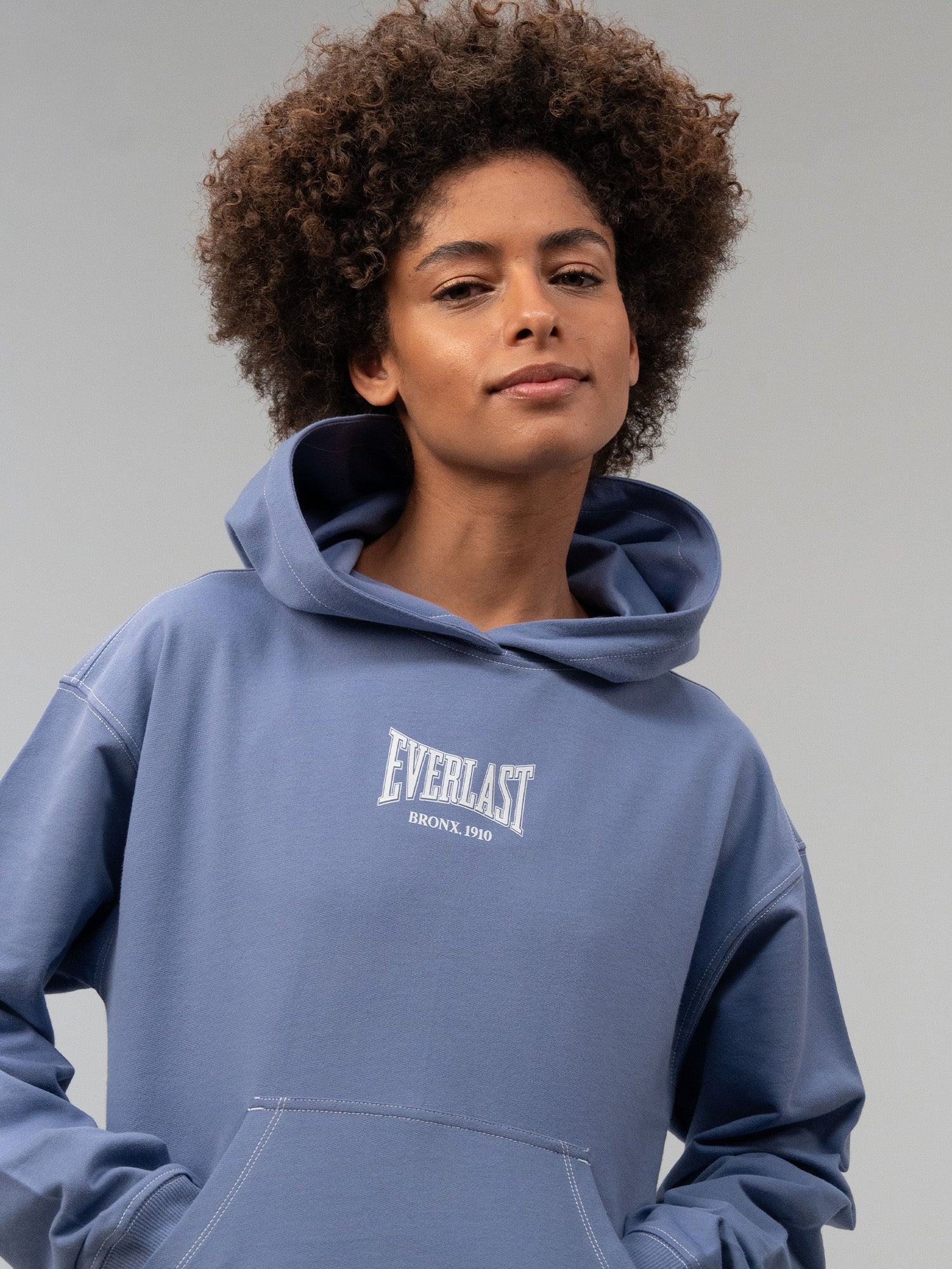Everlast Dot Collection Comfort Fit İndigo Kadın Sweatshirt