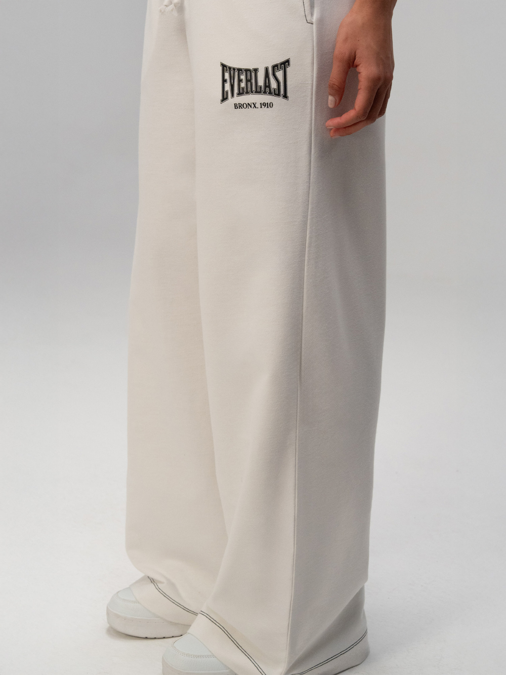 Everlast Dot Collection Oversize Beyaz Kadın Eşofman Altı