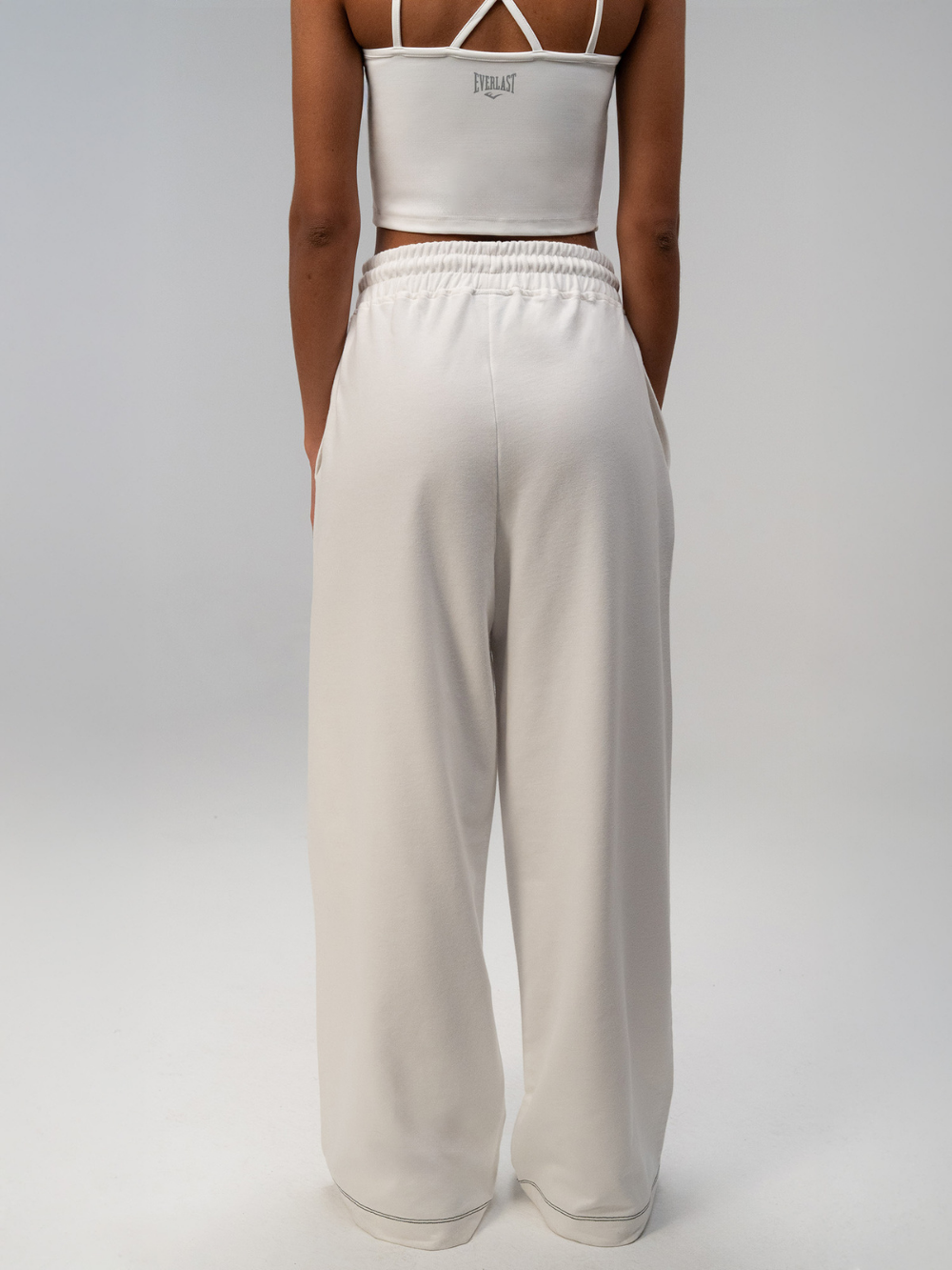 Everlast Dot Collection Oversize Beyaz Kadın Eşofman Altı