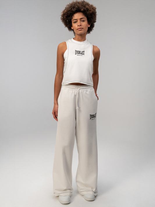 Everlast Dot Collection Oversize Beyaz Kadın Eşofman Altı
